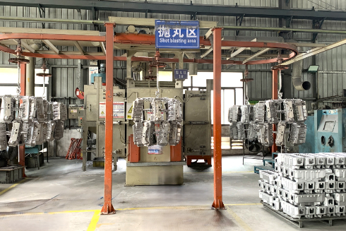 Shot Blasting Area