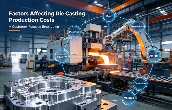 What are the core factors affecting die casting production costs?